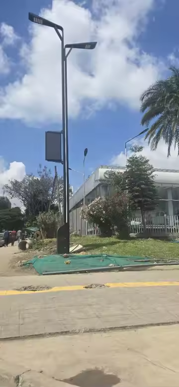 Gebosun smart street light in Ethiopia